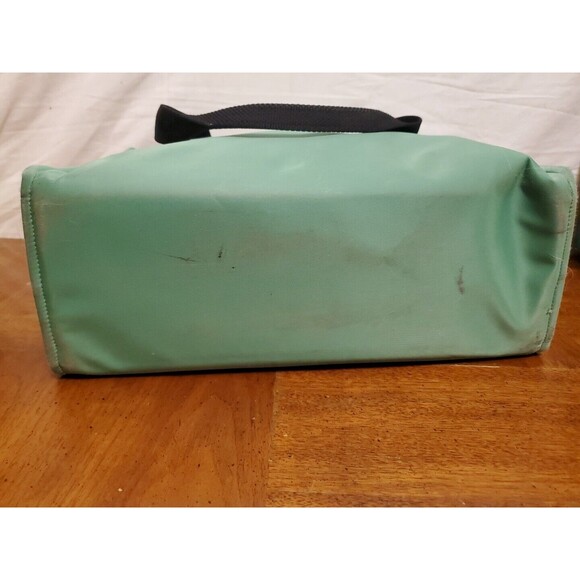Kate Spade Diaper Shoulder Bag Tote Mint Green With Inner Pouch Zips Pockets - Picture 5 of 11
